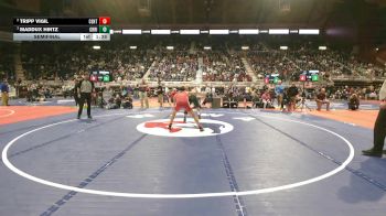 4A-157 lbs Semifinal - Maddux Hintz, Green River vs Tripp Vigil, Central