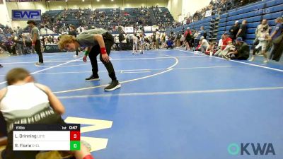 61 lbs Consi Of 4 - Luke Drinning, Lone Grove Takedown Club vs Royce Florie, Cyclone Wrestling Club