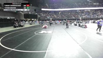 Cons. Round 3 - Brody Sonnenschein, Harrisburg vs Ryker Meister, Aberdeen Central