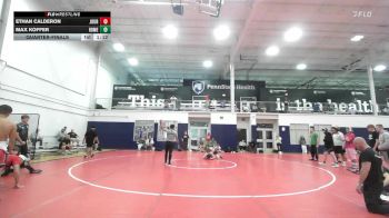 147 lbs Quarterfinal - Max Koffer, Homegrown White - HSC vs Ethan Calderon, Journeymen Wrestling Red - HSC