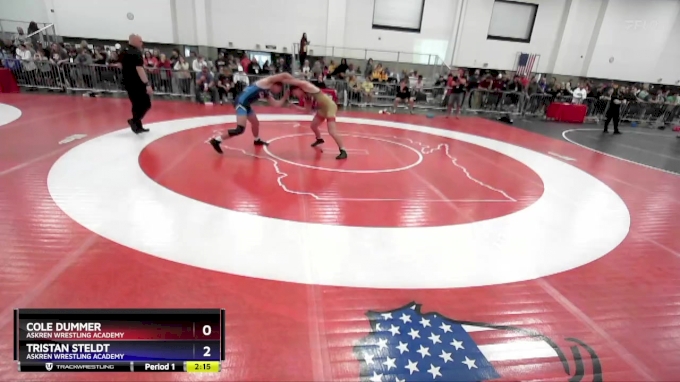 165 lbs Cons. Semi - Cole Dummer, Askren Wrestling Academy vs Tristan ...