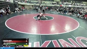 120 lbs Finals (8 Team) - Mason Hird, Prairie Du Chien vs Joe Dauffenbach, Stillwater