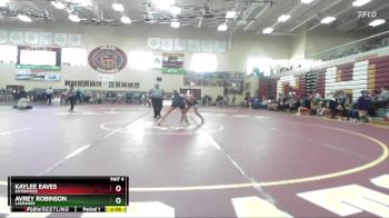 114 lbs Cons. Round 6 - Avrey Robinson, LaGrande vs Kaylee Eaves, Enterprise