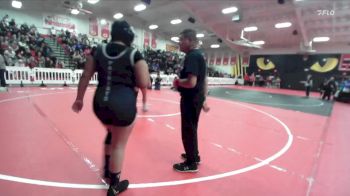 190 lbs Champ. Round 2 - Madison Vandiver, Brawley vs Emily Dominguez, Heritage