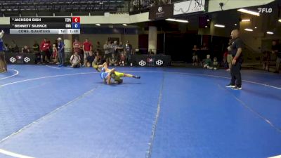 78 lbs Cons. Quarters - Jackson Bish, Team PA vs Bennett Silence, Contenders Wrestling Academy