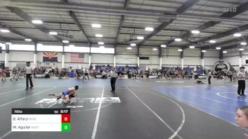 70 lbs Consolation - Bernard Bruce Alfaro, Rkda vs Malachi Aguilar, Mustang WC