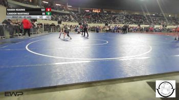 87 lbs Consi Of 8 #1 - Kasen Kearns, Tuttle vs Landon Martinez, Bartlesville