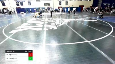 189 lbs Round Of 16 - Reese Spiro, Northfield Mt. Hermon vs Elijah Josey, Saint Frances Academy