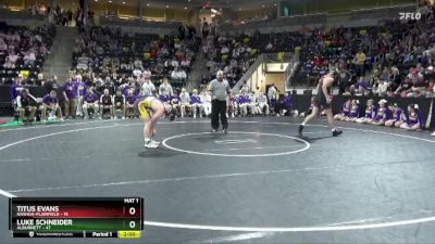 175 lbs Semis - Luke Schneider, Alburnett vs Titus Evans, Nashua-Plainfield