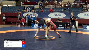 67 kg Consolation - Taylor Zippe, Marines vs Benjamin Peak, Sunkist Kids Wrestling Club