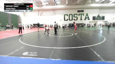 132 lbs Champ. Round 1 - Jason Fiala, Millikan vs Anthony Garay, CSDR