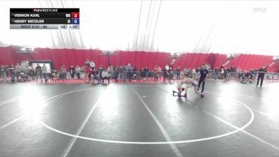 96 lbs 1st Place Match - Vernon Karl, Weigh In Club vs Henry Metzler, X-Factor Elite