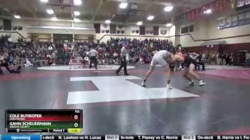 152 lbs Quarterfinal - Gavin Scheuermann, Greene County vs Cole Butikofer, Crestwood