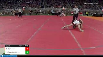 D2-130 lbs Champ. Round 1 - Lincoln Raczkowski, Western HS (Parma) vs Riley Buys, Whitehall