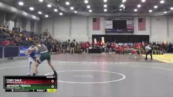 126 lbs Round 1 (3 Team) - Anthony Tresch, Minisink Valley vs Cody Dale, Horseheads Sr HS