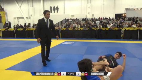 Jonathan Diaz vs Gabriel Petersen Macagnan Olivei 2024 World IBJJF Jiu-Jitsu No-Gi Championship