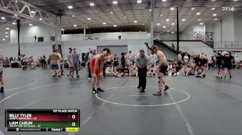 165 lbs Placement (4 Team) - Liam Carlin, South Side WC Black vs Billy Tyler, 5forty Brawlers