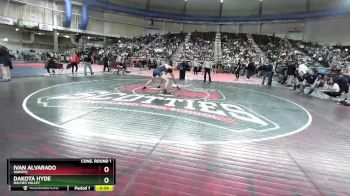 1A West 144 lbs Cons. Round 1 - Ivan Alvarado, Wapato vs Dakota Hyde, Naches Valley