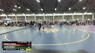 49B Cons. Round 3 - Taizen DeMelo, Hawk Wrestling Club vs Vincent Zarate, Southern Idaho Wrestling Club