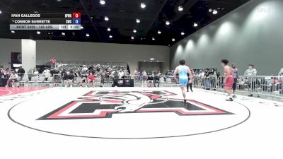 165 lbs Cons. Sub-quarters - Ivan Gallegos, Black Fox Wrestling Academy vs Connor Surrette, Cardinal Wrestling Club