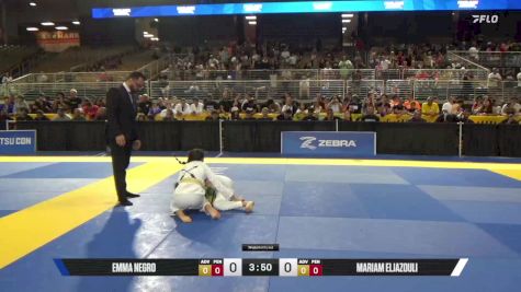 Mariam Eljazouli vs Emma Negro 2025 Pan Kids Jiu-Jitsu IBJJF Championship