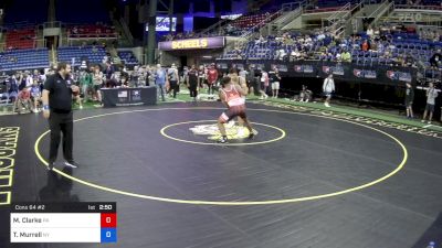 182 lbs Cons 64 #2 - Matthew Clarke, Pennsylvania vs Tymothey Murrell, New York