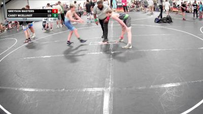 113 lbs Placement (4 Team) - Greyson Masters, MF Army vs Casey McElligot, Level Up Black