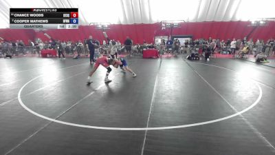 138 lbs Quarters - Chance Woods, Beat The Streets Chicago vs Cooper Mathews, Black Fox Wrestling Academy