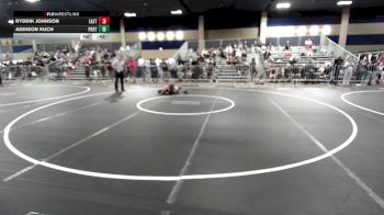 65 lbs Consi Of 16 #2 - Ryddik Johnson, Eastern Oregon Elite vs Addison Kuch, Portland Mat Club