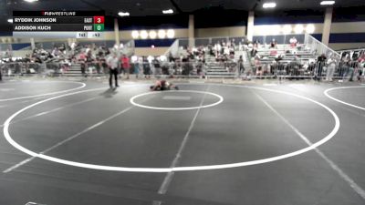 65 lbs Consi Of 16 #2 - Ryddik Johnson, Eastern Oregon Elite vs Addison Kuch, Portland Mat Club