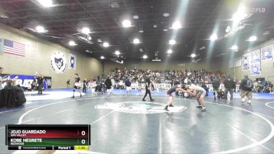 120 lbs Quarterfinal - JoJo Guardado, Simi Valley vs Kobe Negrete, Redwood