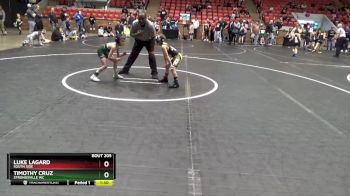 48 lbs Round 1 - Timothy Cruz, Strongsville WC vs Luke LaGard, South Side