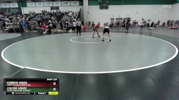 105 lbs Quarterfinal - Colter Lenze, Moen Wrestling Academy vs Corbyn Weiss, Crass Trained Wrestling