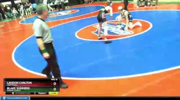 2 lbs Semifinal - Blake Summers, Fannin County vs Landon Carlton, Chattooga