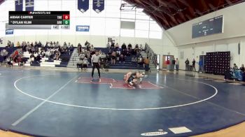 125 lbs Cons. Round 1 - Aidan Carter, Thiel College vs Dylan Klim, St. Vincent College