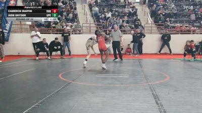100_B lbs Round Of 32 - Cameron Martin, York Suburban vs Jude Snyder, Upper Dublin