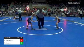 52 lbs Prelims - Riley Crandall, Redhawk vs Michael Hess, Vinita Kids Wrestling