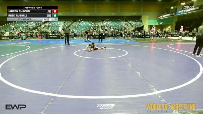52 lbs 5th Place - Jarren Chacon, Juggernaut Wrestling Club vs Reed Russell, Sandpoint Legacy Wrestling Club