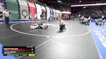 120 Class 2 lbs Champ. Round 1 - Paxton Bruegel, Seneca vs Mason Grosz, Knob Noster