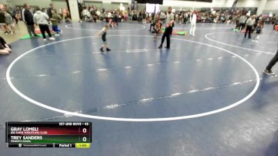 43 lbs Round 5 - Gray Lomeli, Big Game Wrestling Club vs Trey Sanders, Pennsylvania