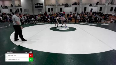 165 lbs Semifinal - John Farrell, Pembroke vs Dean Livermore, Cohasset