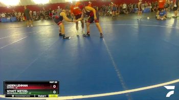 206-209 lbs Round 1 - Jaden Lehman, Batavia vs Wyatt Wetzel, Weyauwega-Fremont