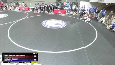 157 lbs Round 1 (16 Team) - Weston Druckerman, SDIKWA-GR vs Marcel Blake, LAWA-GR