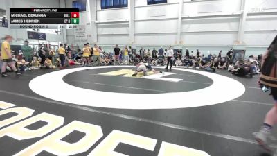 150 lbs Round Robin 3 - Michael Derlinga, Bulldog Premier-MS vs James Hedrick, EP Rattlers-MS