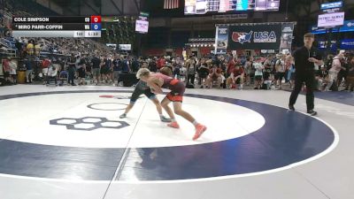 106 lbs Champ. Rd Of 64 - Cole Simpson, Colorado vs Miro Parr-Coffin, Washington