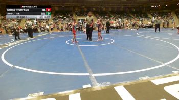 64 - 67 lbs Rr Rnd 3 - Emyle Thompson, HURRICANE WRESTLING ACADEMY vs Abe Little, Collinsville Cardinal Youth Wrestling