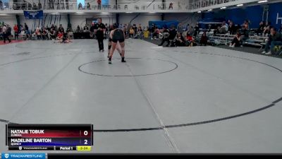 136 lbs 1st Place Match - Madeline Barton, Quincy vs Natalie Tobuk, Eureka