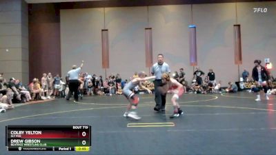 70 lbs Quarterfinal - Drew Gibson, Beatrice Wrestling Club vs Colby Yelton, Sly Fox