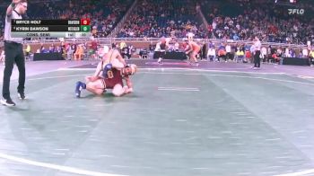 D1-120 lbs Cons. Semi - Bryce Holt, Davison vs Kyrin Dawson, Westland John Glenn