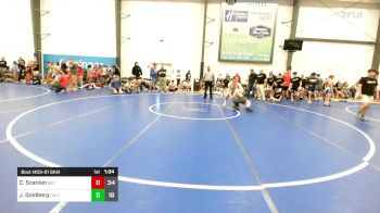 155 lbs Rr Rnd 1 - Charlie Scanlan, Bethlehem Catholic vs Jared Goldberg, Ohio Titan